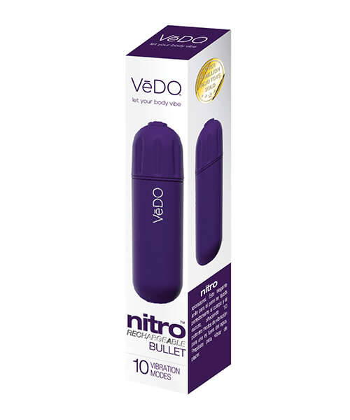 VeDO Nitro Rechargeable Bullet Vibe - Purple