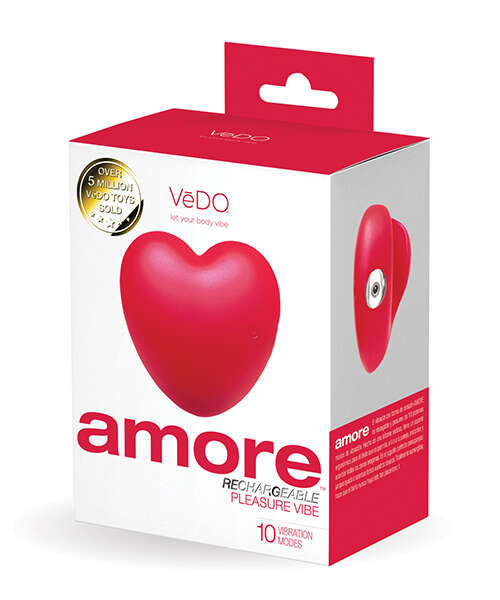 VeDo Amore Rechargeable Pleasure Vibe - Red