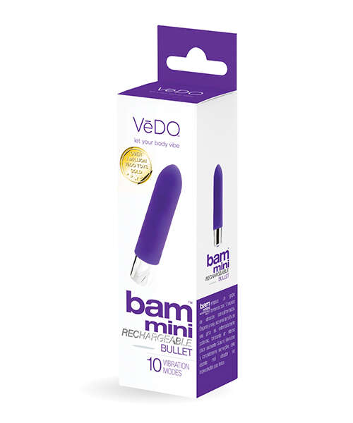 VeDO Bam Mini Rechargeable Bullet Vibe - Into You Indigo