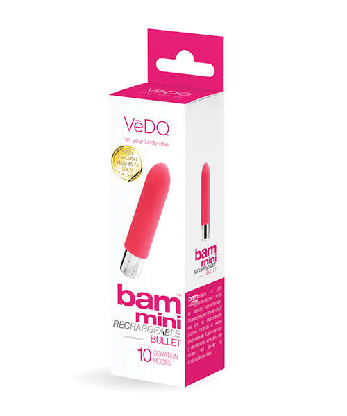 VeDO Bam Mini Rechargeable Bullet Vibe - Foxy Pink
