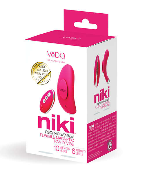 VeDO Niki Rechargeable Panty Vibe - Foxy Pink