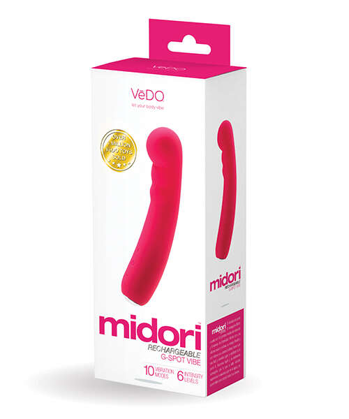 VeDO Midori Rechargeable G Spot Vibe - Foxy Pink