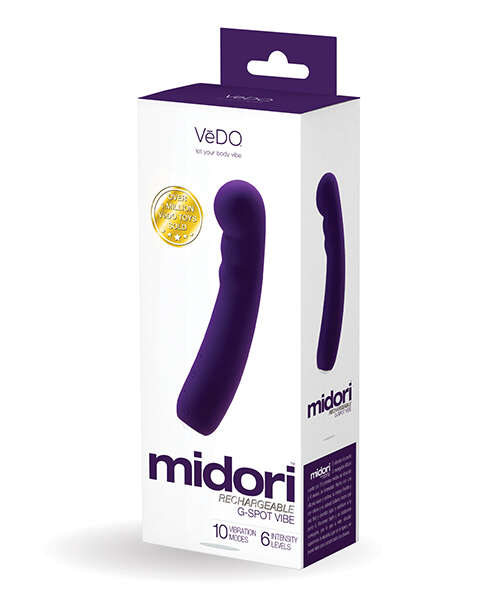 VeDO Midori Rechargeable G Spot Vibe - Deep Purple