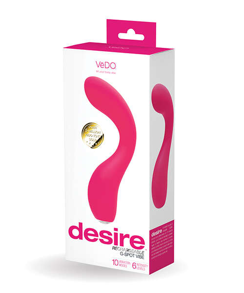 VeDo Desire Rechargeable G-Spot Vibe - Pink