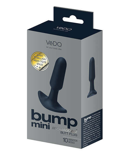 VeDO Bump Mini Rechargeable Anal Plug - Black
