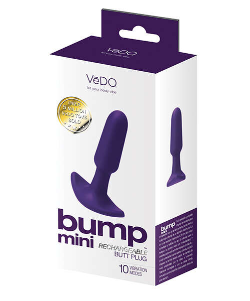 VeDO Bump Mini Rechargeable Anal Plug - Purple