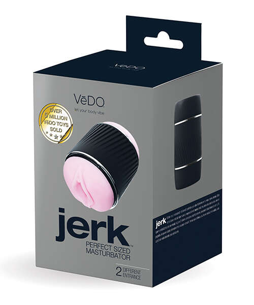VeDO Jerk Masturbation Sleeve - Black/Pink