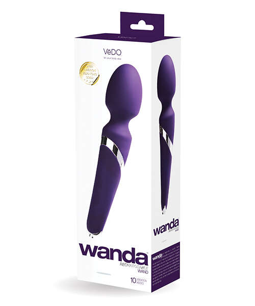 VeDO Wanda Rechargeable Wand - Deep Purple
