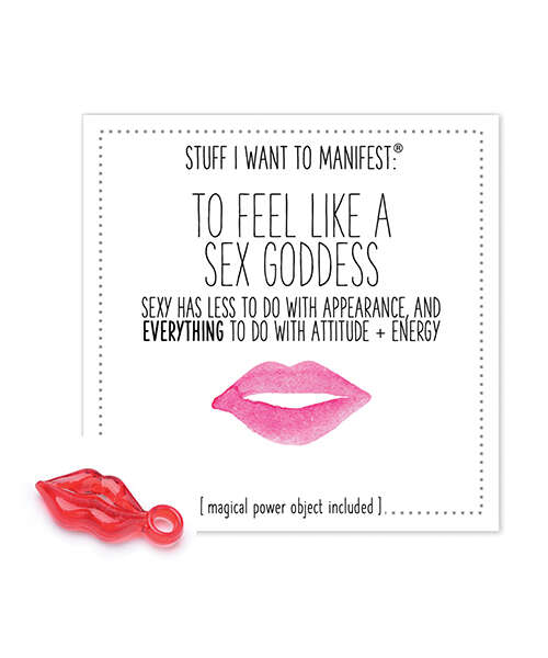 Warm Human To Feel Like A Sex Goddess Mini Card & Charm