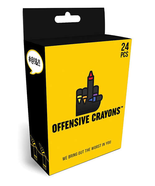 Wood Rocket Offensive Crayons