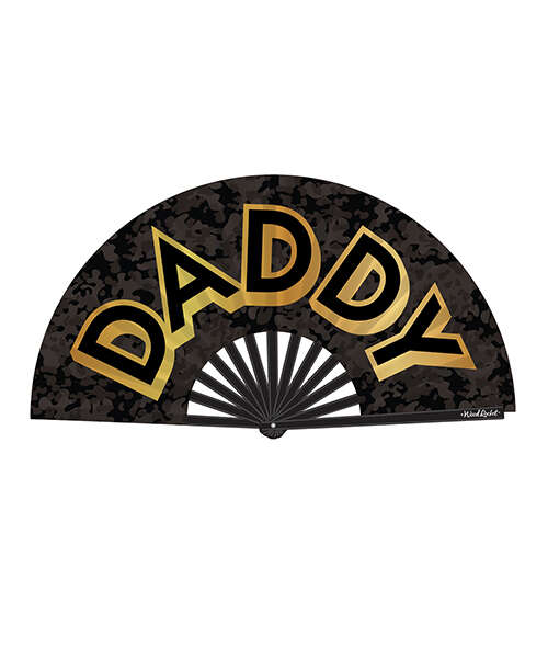 Wood Rocket Daddy Fan - Black/Gold