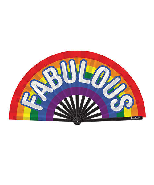 Wood Rocket Fabulous Fan - Rainbow