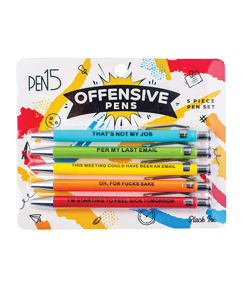 Wood Rocket Offensive Pens - 5 Pack