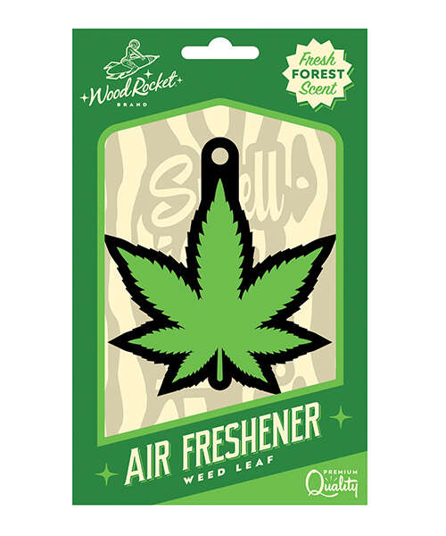 Wood Rocket Green Leaf Air Freshener - Forest