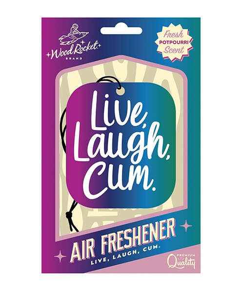 Wood Rocket Live Laugh Cum Air Freshener - Potpourri