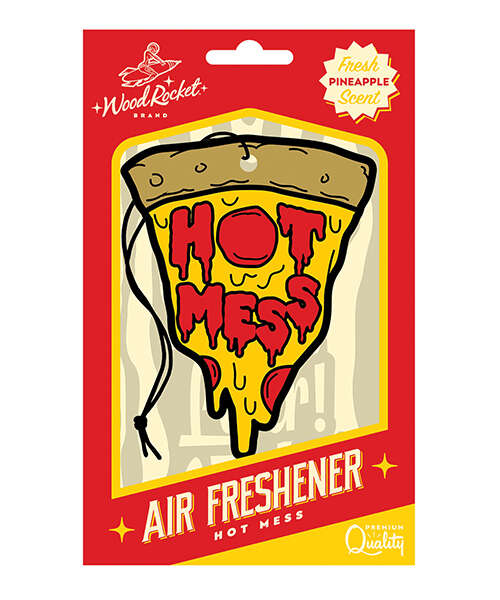 Wood Rocket Hot Mess Air Freshener - Pineapple
