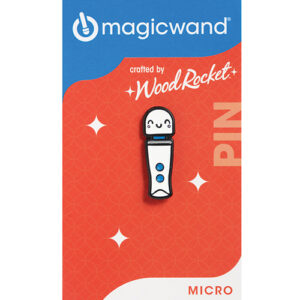 Wood Rocket Magic Wand Kawaii Micro Pin