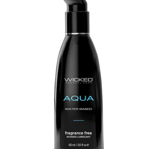 Wicked Sensual Care Aqua Waterbased Lubricant - 2 oz Fragrance Free