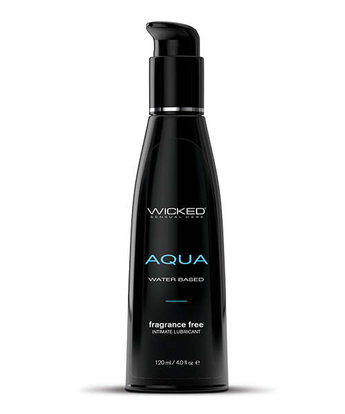 Wicked Sensual Care Aqua Waterbased Lubricant - 4 oz Fragrance Free