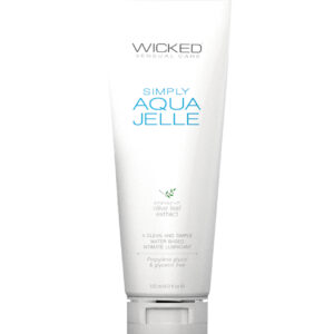 Wicked Sensual Care Simply Aqua Jelle Waterbased Lubricant - 4 oz