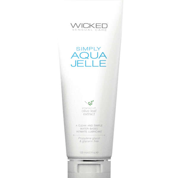 Wicked Sensual Care Simply Aqua Jelle Waterbased Lubricant - 4 oz