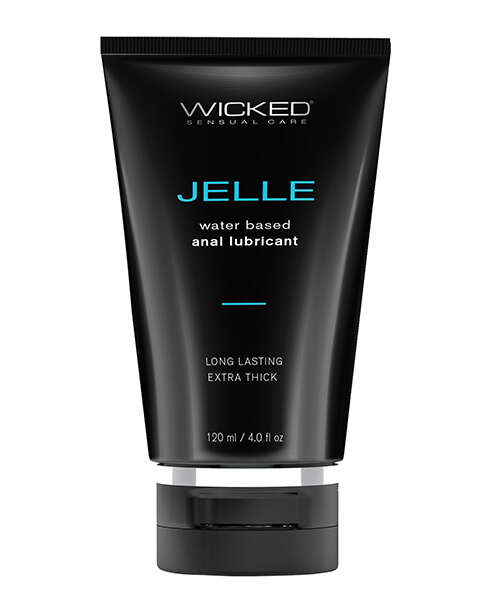 Wicked Sensual Care Jelle Waterbased Anal Lubricant - 4 oz Fragrance Free