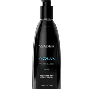 Wicked Sensual Care Aqua Waterbased Lubricant - 8.5 oz Fragrance Free