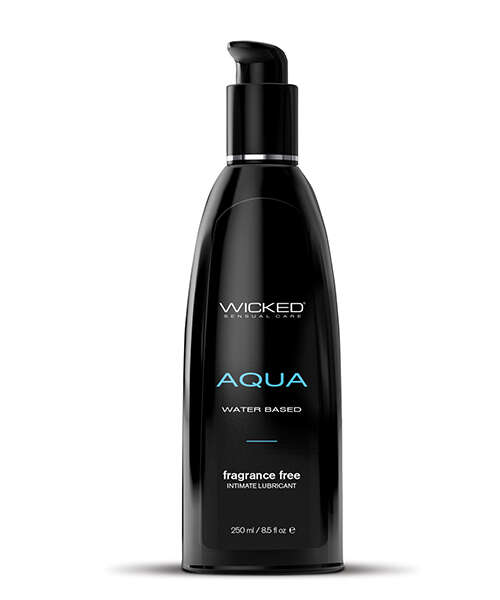 Wicked Sensual Care Aqua Waterbased Lubricant - 8.5 oz Fragrance Free