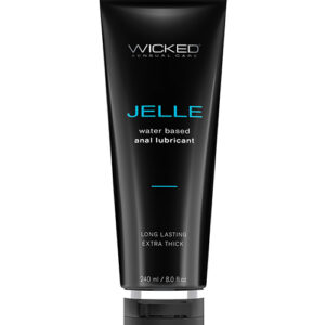 Wicked Sensual Care Jelle Water Based Anal Lubricant - 8 oz Fragrance Free
