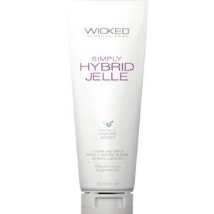 Wicked Sensual Care Simply Hybrid Jelle Lubricant - 4 oz