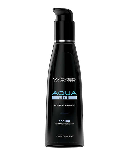 Wicked Sensual Care Aqua Chill Water Based Cooling Lubricant - 4 oz