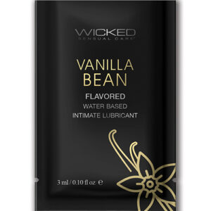 Wicked Sensual Care Waterbased Lubricant - .1 oz Vanilla Bean
