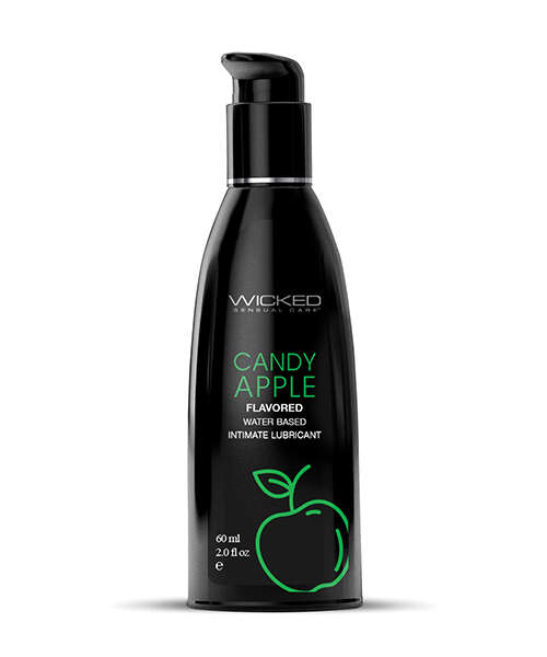 Wicked Sensual Care Aqua Waterbased Lubricant - 2 oz Candy Apple