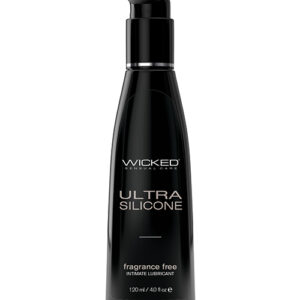 Wicked Sensual Care Ultra Silicone Based Lubricant - 4 oz Fragrance Free