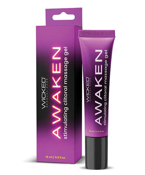 Wicked Sensual Care Awaken Stimulating Clitoral Massaging Gel - .5 oz