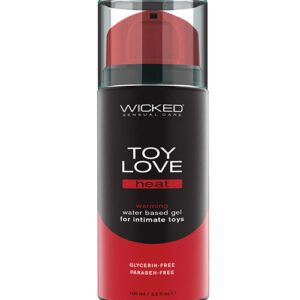 Wicked Sensual Care Toy Love Heat Water Based Warming Lubricant - 3.3 oz