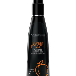 Wicked Sensual Care Waterbased Lubricant - 4 oz Sweet Peach