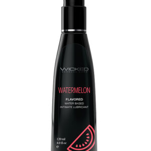 Wicked Sensual Care Aqua Water Based Lubricant - 4 oz Watermelon