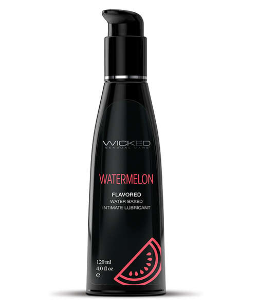 Wicked Sensual Care Aqua Water Based Lubricant - 4 oz Watermelon