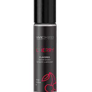 Wicked Sensual Care Aqua Water Based Lubricant - 1 oz Cherry