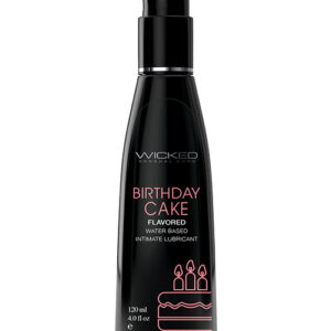 Wicked Sensual Care Water Based Lubricant - 4 oz Birthday Cake