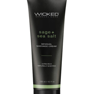 Wicked Sensual Care Sage & Sea Salt Massage Cream - 4 oz