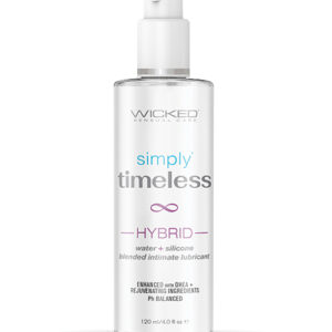 Wicked Sensual Care Simply Timeless Hybrid Water & Silicone Lubricant - 4 oz