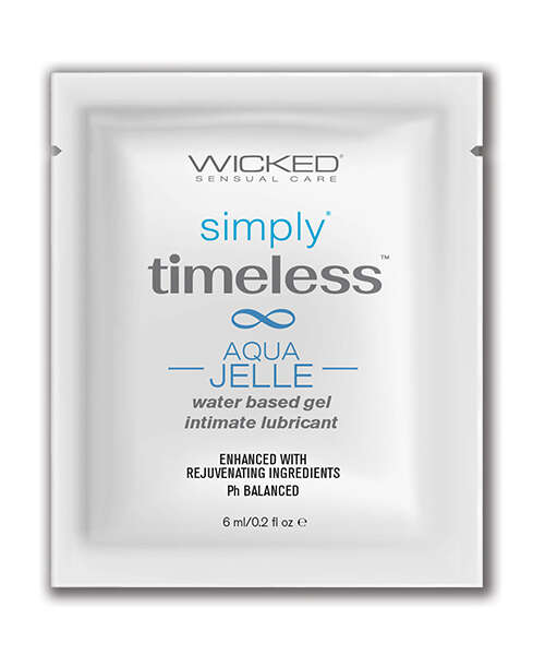 Wicked Sensual Care Simply Timeless Jelle Water Based Lubricant - .2 oz