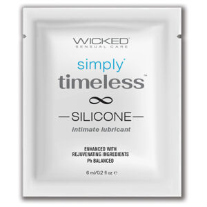 Wicked Sensual Care Simply Timeless Silicone Lubricant - .2 oz