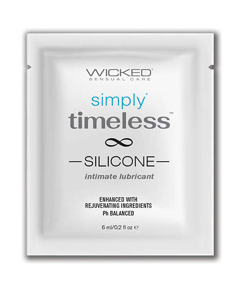 Wicked Sensual Care Simply Timeless Silicone Lubricant - .2 oz