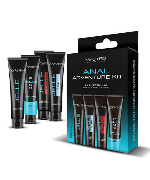 Wicked Sensual Care Anal Adventure Kit - 1 oz Bottles