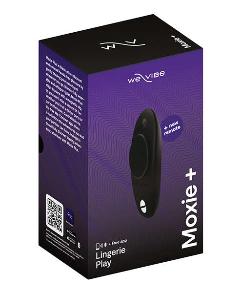 We-Vibe Moxie+ Panty Vibe - Satin Black