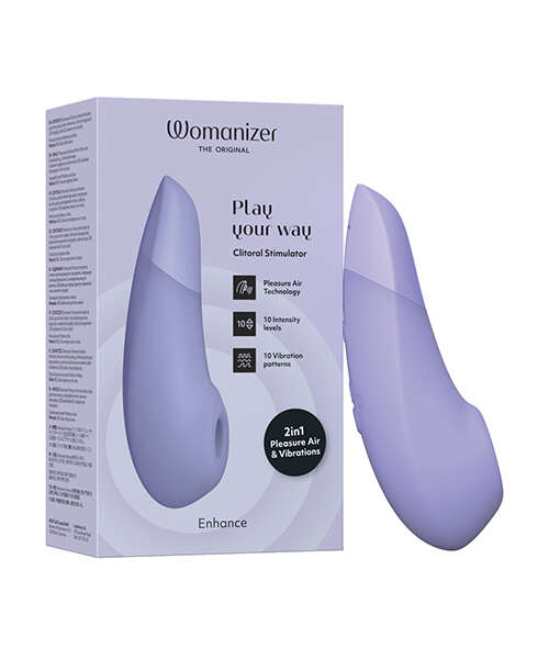 Womanizer Enhance 2 in 1 Pleasure Air & Vibrations - Lilac