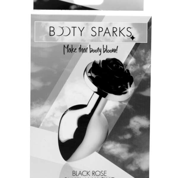 Booty Sparks Black Rose Anal Plug Small